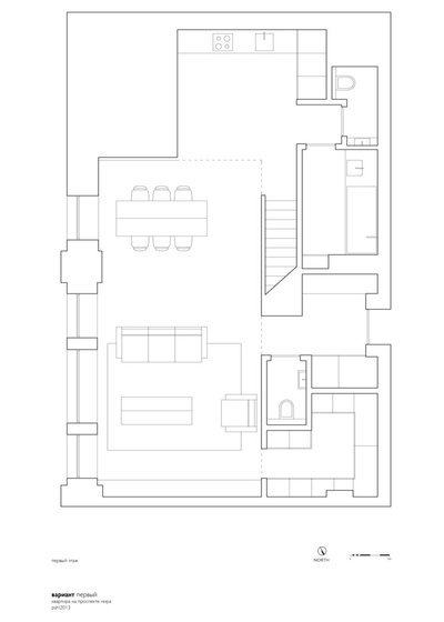 Современный План этажа by P S H