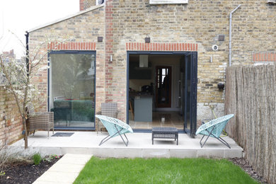 Contemporary patio in London.
