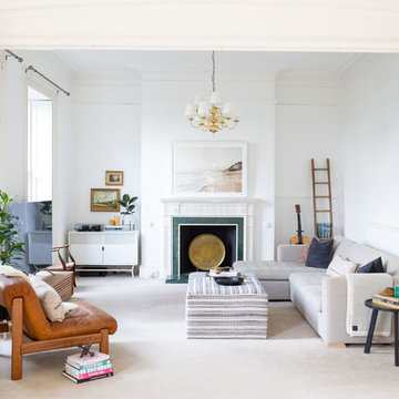 Transitional Living Room