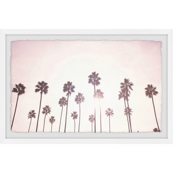 "The Palm Trees" Framed Painting Print, 18"x12"
