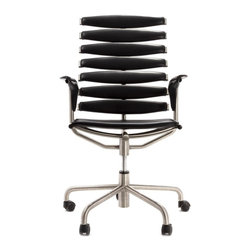 DE SEDE SKELETON BLACK LEATHER DESK CHAIR - Products