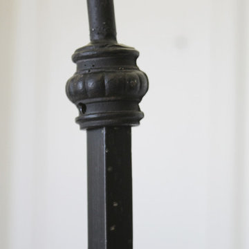 Custom Black Iron Queen Size Canopy Bed