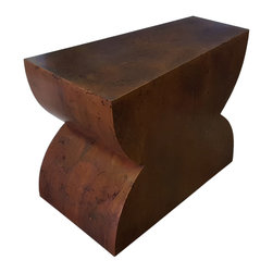 Sculpted Steel End Tables - Furniture