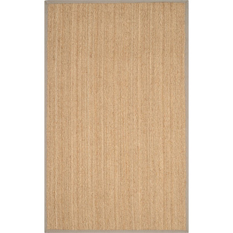 Safavieh Natural Fibers 100 NF115P 2'6"x6' Natural/Gray Rug