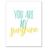 You Are My Sunshine 11x14 Canvas Wall Art