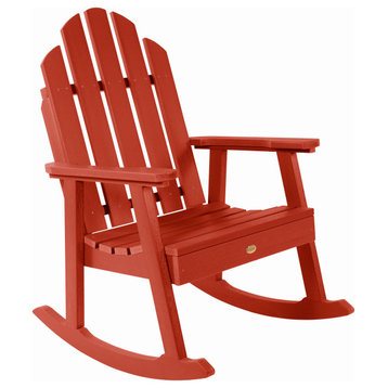 Classic Westport Garden Rocking Chair, Rustic Red