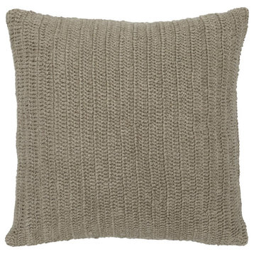 Kosas Home Marcie Knitted 22 Throw Pillow, Natural