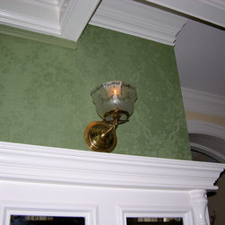 Dining room green wall upholstery - Upholstery Fabric