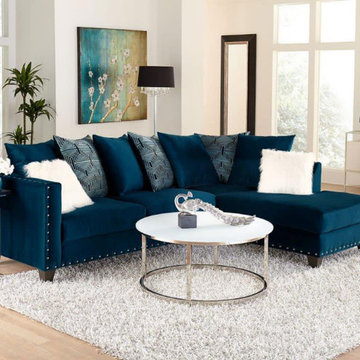 Melon Sapphire Sectional Collection