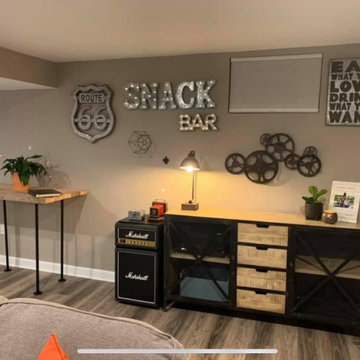 Entertaining Family Basement