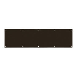 Designers Impressions - Designers Impressions Oil Rubbed Bronze 8"x30" Kick Plate - Door Levers