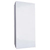 Euroline Medicine Cabinet, 18"x42", Polished Edge, Partially Recessed