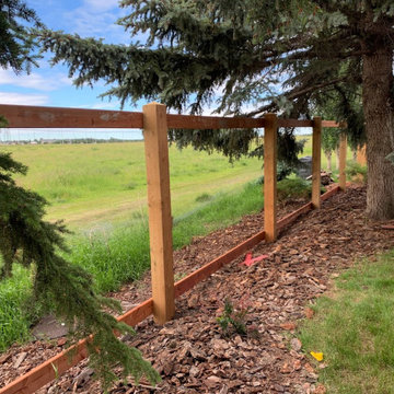 Bearspaw Fence rebuild