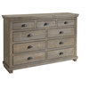 Willow Dresser, Weathered Gray, Without Mirror