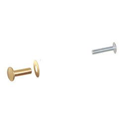 Walnut - Drawer Pull Hardware Kit, Brass - Cabinet And Drawer Hardware