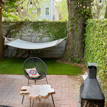 back yard/garage