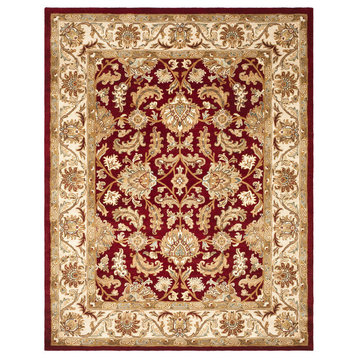 Safavieh Heritage Collection HG628 Rug, Red/Ivory, 11' X 16'