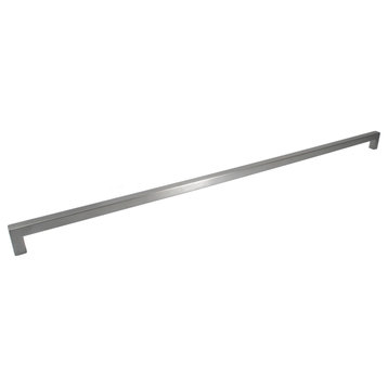 Celeste Square Bar Pull Cabinet Handle Brushed Nickel Stainless 12mm, 24"