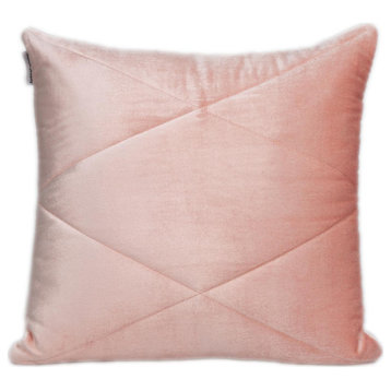 Parkland Collection Koko Transitional Pink Throw Pillow PILL21284P
