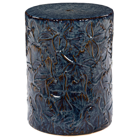 Surya Bishop BIH-002 Garden Stool, Blue