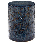 Livabliss - Surya Bishop BIH-002 Garden Stool, Blue - The Bishop Collection features compelling global inspired designs brimming with elegance and grace! The perfect addition for any home, these pieces will add eclectic charm to any room! Made in China with Ceramic, Ceramic. For optimal product care, wipe clean with a dry cloth. Manufacturers 30 Day Limited Warranty.