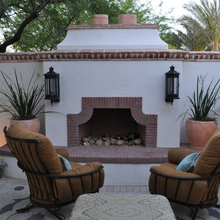 Outdoor fireplace