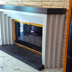 Contemporary Fire Place Mantel - Fireplace Mantels