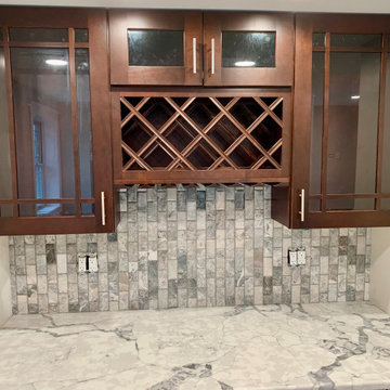 Traditional Custom Built-in Bar