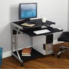 Small Compact Mobile Portable Student Computer Berkeley Desk With Wheels