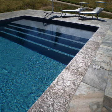 Piscina in pietra naturale Silver e Gold
