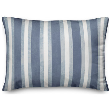 Blue Stripes 14x20 Indoor / Outdoor Pillow