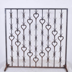 Firebacks, Andirons and Fire Screens - Fireplace Grates And Andirons