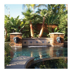 Neptune head pool fountain - Products