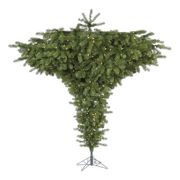 Vickerman Upside Down Tree, 7.5', Warm White LED Lights