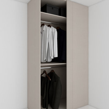 Corner Sliding Wardrobe Storage Set Supplied by Inspired Elements