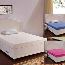 EXPRESSION 6" TWIN YOUTH PINK MEMORY FOAM MATTRESS REMOVEABLE COVER - Mattresses