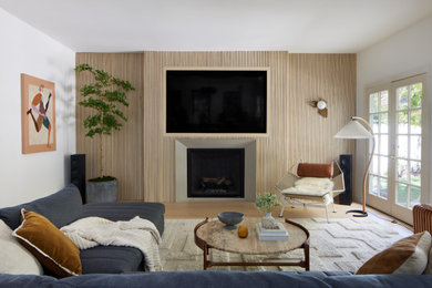 Inspiration for a modern living room remodel in Los Angeles