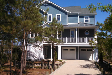 Coastal exterior home idea in Other
