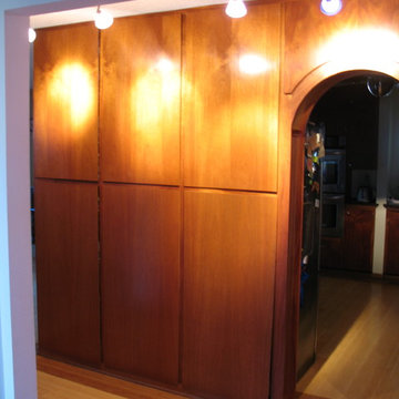 Pantry (doors) in entry hall