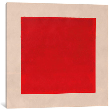 "Modern Art- Red Square Complete (After Albers)" by 5by5collective, 37x37x1.5"