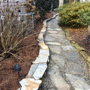 Paver & Flagstone Pathway to Back Yard