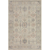 Paco Home Soft Washable Area Rug with Anti-Slip Backing in solid Colors  6'7 x 9'2 - beige
