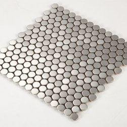 Metallic mosaic kitchen backsplash wall tiles metal tile HC5 - Mosaic Tile
