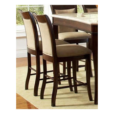 Steve Silver Company - Marseille Counter Chair, Set of 2, Natural - Bar Stools and Counter Stools