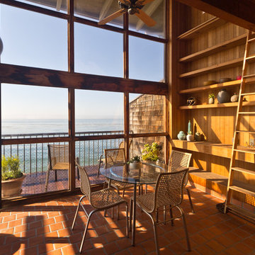 You can see dolphins from the dining room