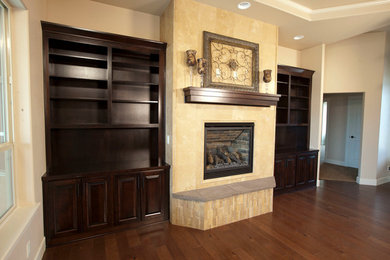 Elegant living room photo in Seattle