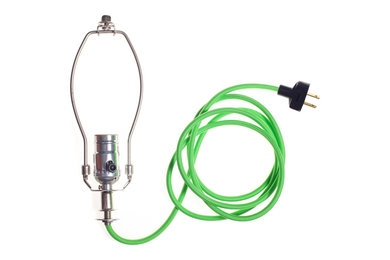 Make-A-Lamp Kit - Lime Green Cloth Lamp Cord