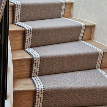 Luxury Carpet Flooring on Stairs by Kudos Interior Designs