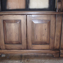 Rustic Lighted Display Cabinets - Display And Wall Shelves 