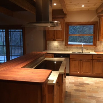 Armani Fine Woodworking Brazilian Cherry Butcher Block Countertops